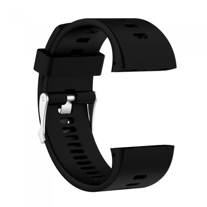 Silicone Sport Watch Band for POLAR V800(Black) - Main Image