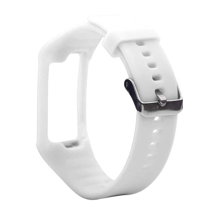 Silicone Sport Watch Band for POLAR A360 A370(White)