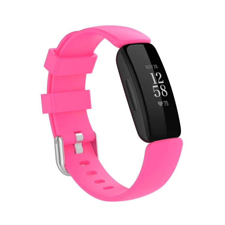 For Fitbit Inspire TPE Watch Band, Size:L(Pink) - Main Image