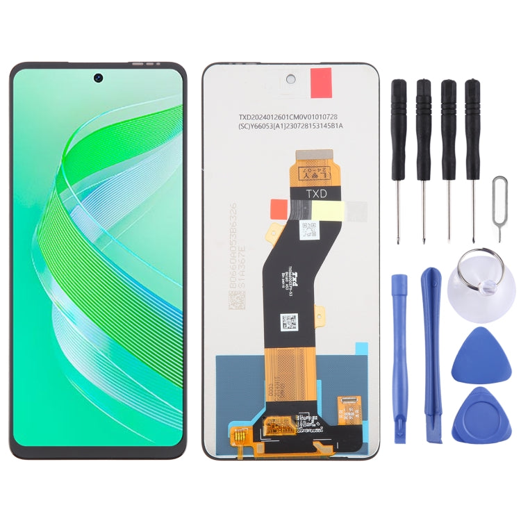 For Infinix Smart 8 Plus X6526 OEM LCD Screen with Digitizer Full Asse
