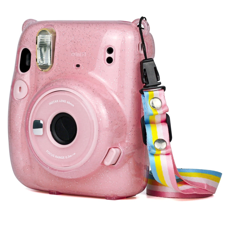 Glitter Power Crystal Case with Strap for FUJIFILM Instax mini 11 (Pin