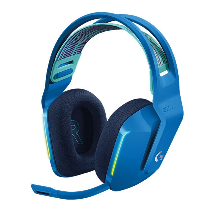Logitech G733 LIGHT SPEED Wireless RGB Gaming Headset (Blue)