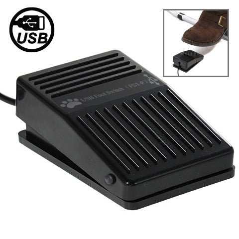 computer foot pedal USB Foot Pedal Control Switch Game Pad Keyboard Adapter for Computer(B