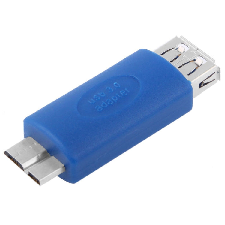 Super Speed USB 3.0 AF to USB 3.0 MicroB Male Adapter(Blue)