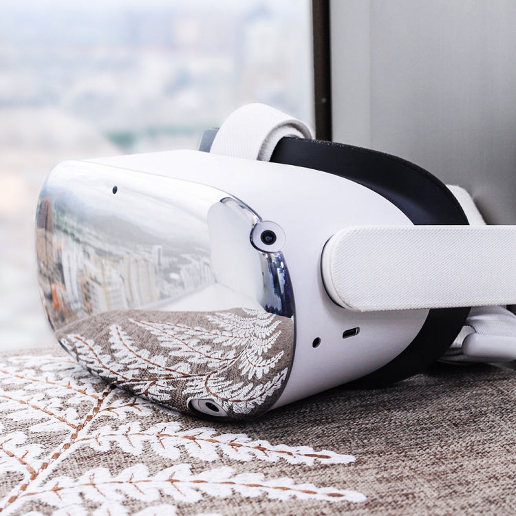 For Meta Quest VR Front Cover Protective Face Shell(Silver Plating)