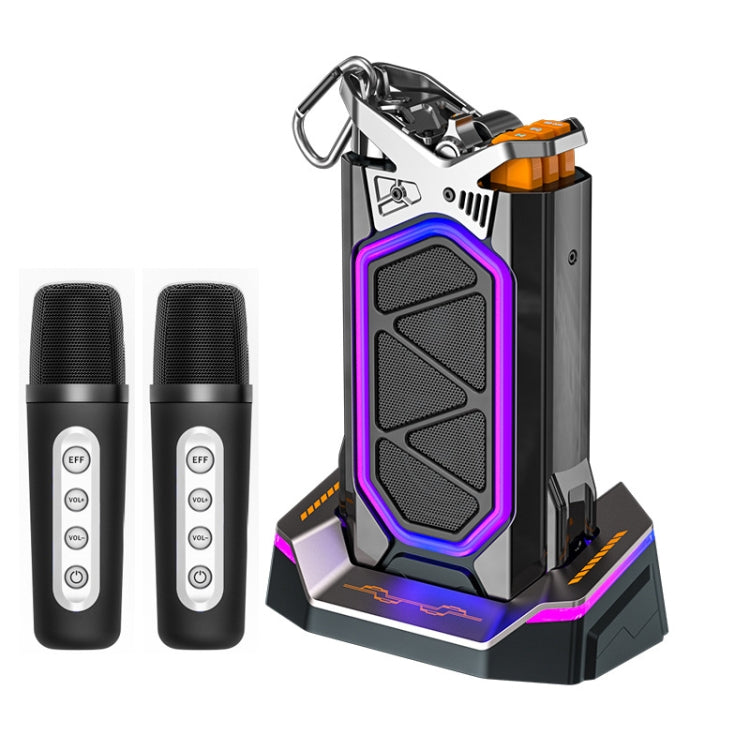 GQ-18 RGB Colorful Mech Mechanical Waterproof Wireless Bluetooth Deskt