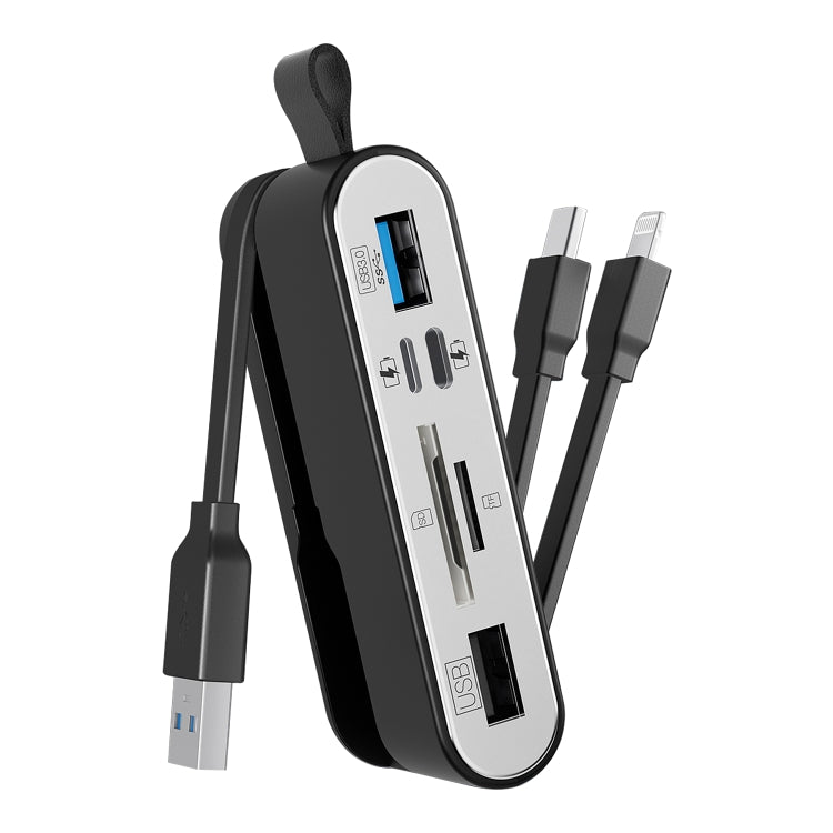 NK-1058 USB-C / Type-C, 8 Pin, USB Interface 6 in 1 Multi-function Ada