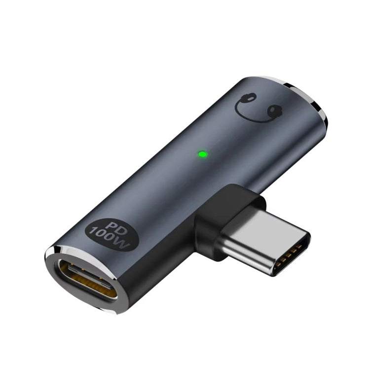 DAC Decoding Type-C to 3.5mm Headphone Plug+PD 100W Charger Conversion