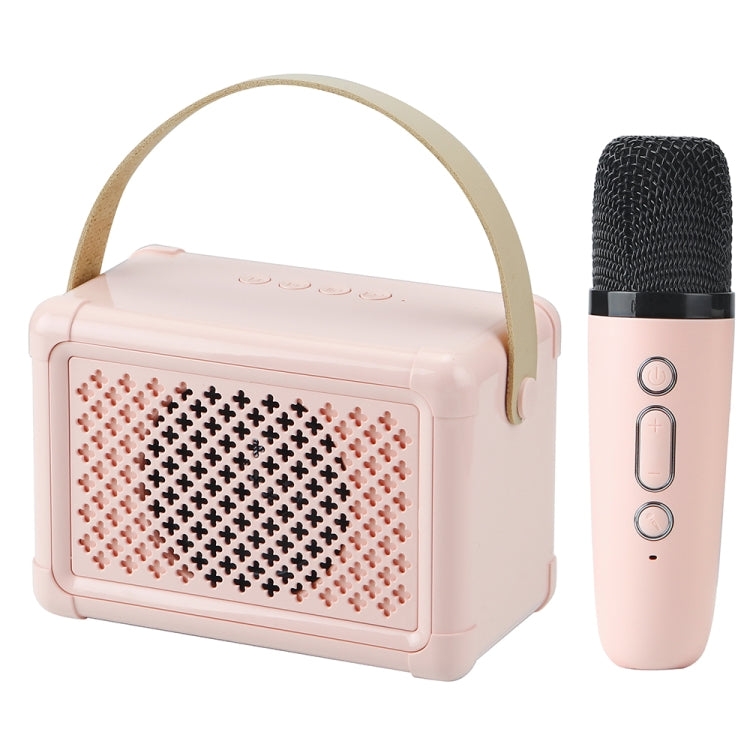 Portable Bluetooth Speaker Home Mini Karaoke Audio, Style: Microphone+