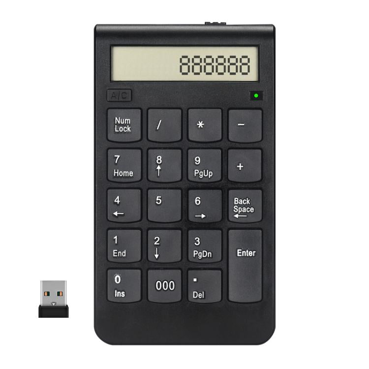 2.4G Dual-Mode Display Digital Keypad Cashier Office Computer Recharge