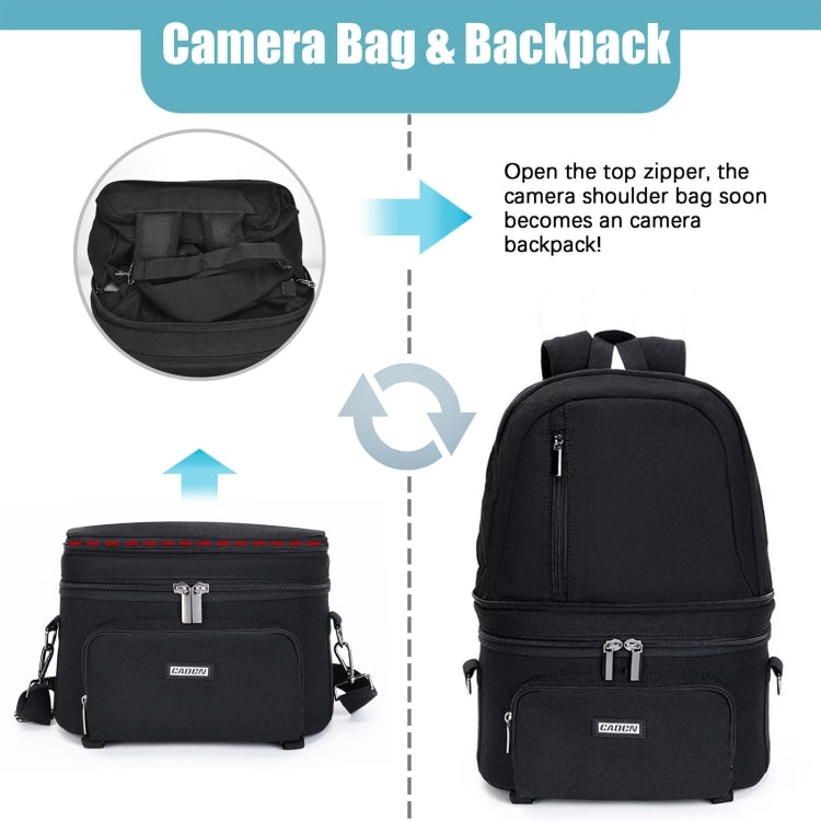 caden camera bag laptop backpack CADeN D30 Detachable Dual Uses Professional SLR Camera Backpack Shockp