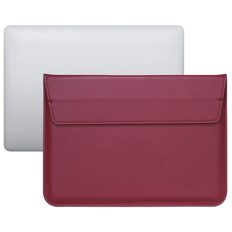 PU Leather Ultra-thin Envelope Bag Laptop Bag for MacBook Air / Pro 15