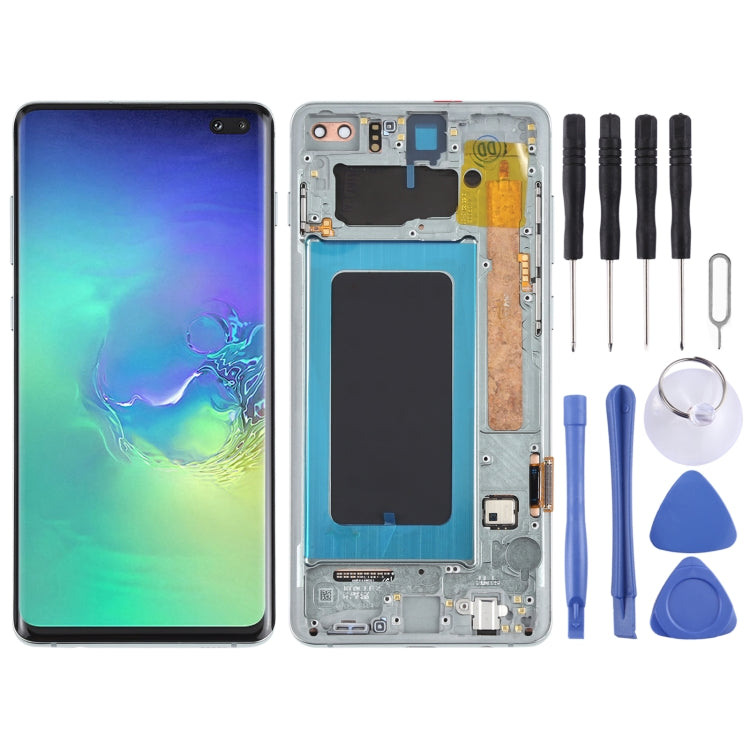LCD Screen and Digitizer Full Assembly with Frame for Samsung Galaxy S