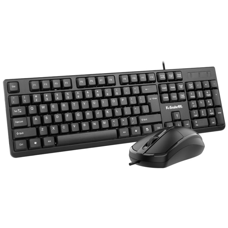 K-Snake KM007 Wired Keyboard And Mouse Set Desktop Computer Keyboard,